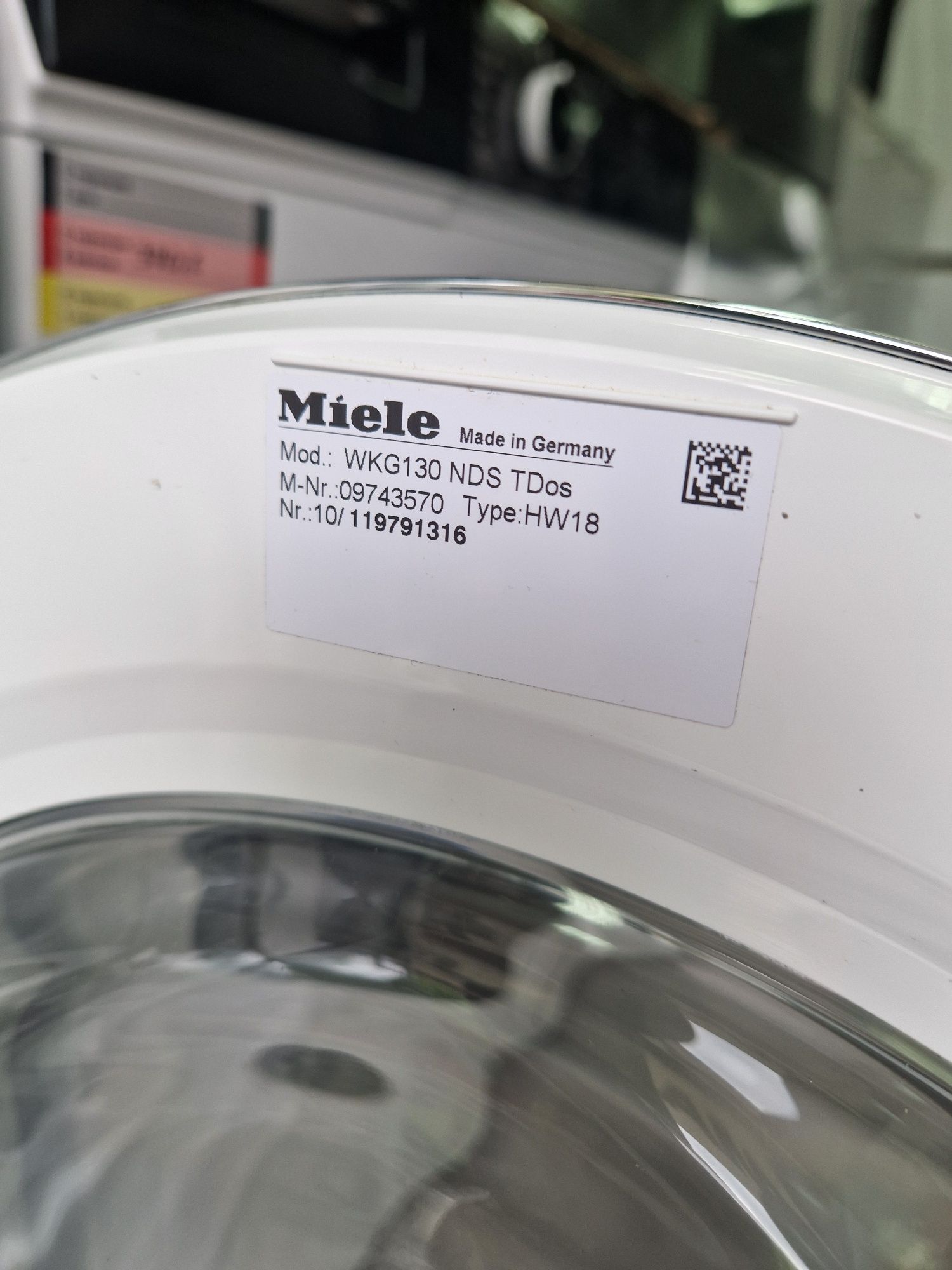 Пералня Miele W 1 Twin Dos 8 кг