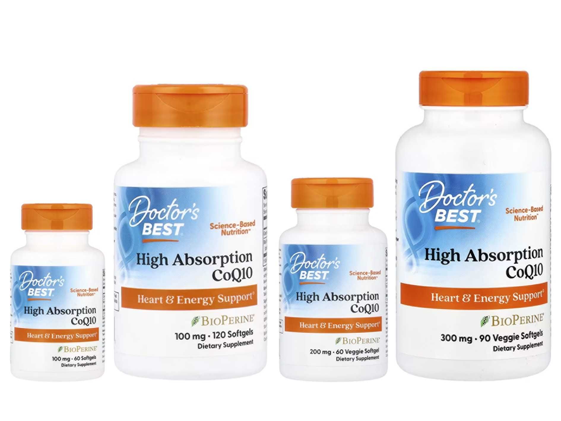 Doctor's Doctors Best CoQ10 коэнзим Q10 Doctor's High Absorption CoQ10