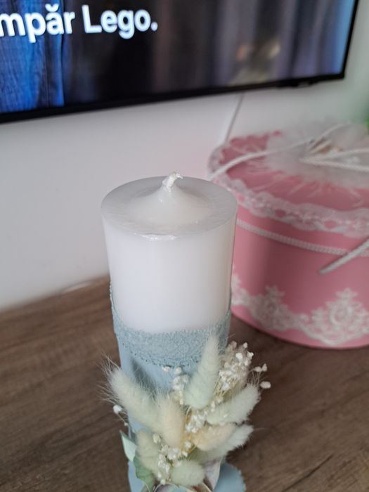 Lumanare de botez hand made