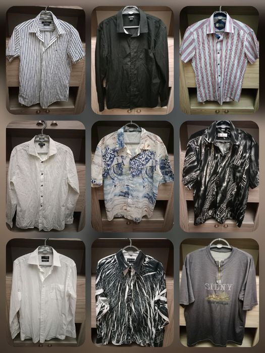 Мужские рубашки разные размеры