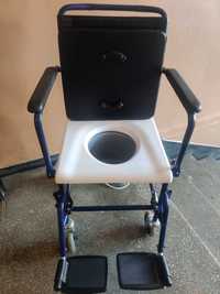 Scaun rulant cu toaletă (WC) THUASNE MOBILE COMMODE