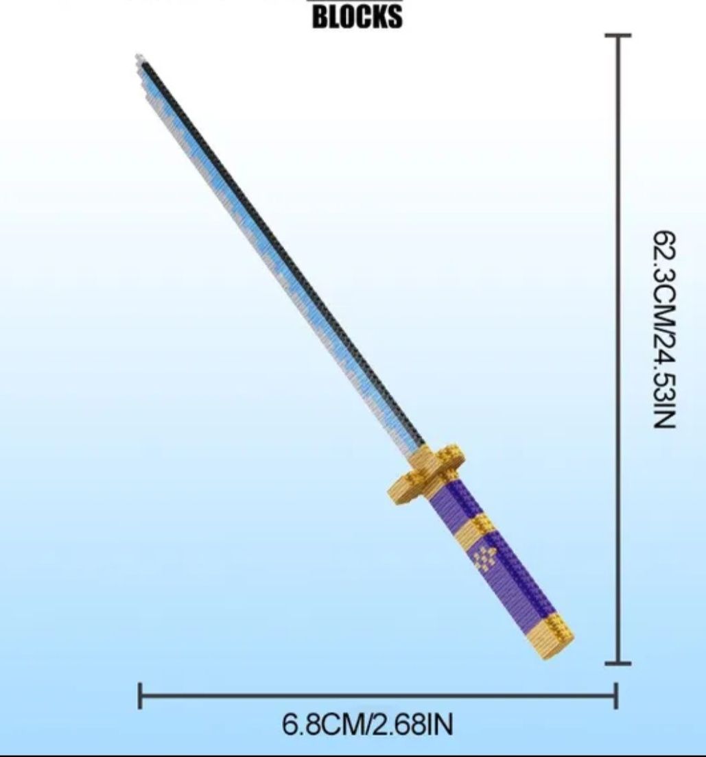 Сглобяема катана тип Lego