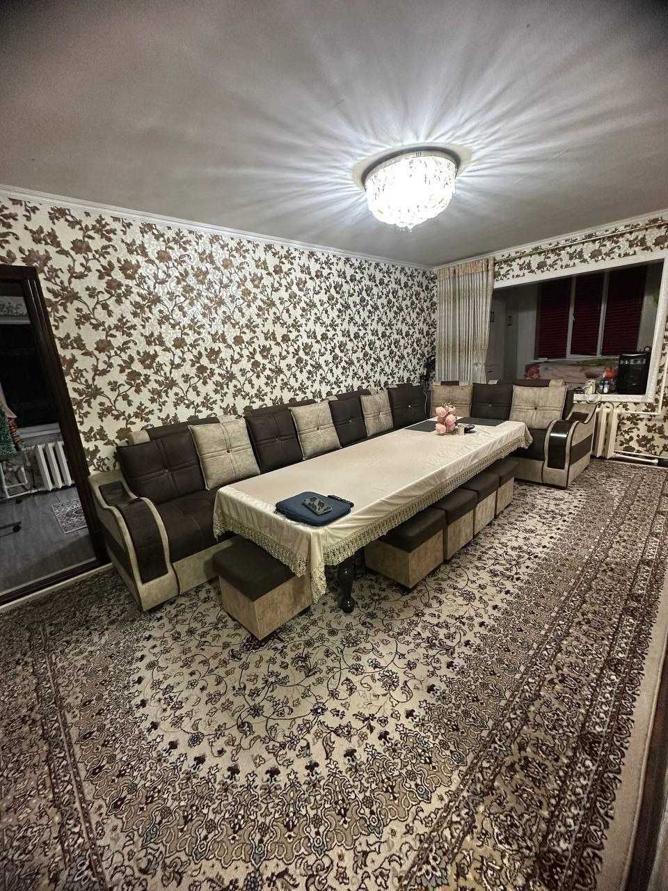 Продается 2х комнатная квартира в городе Каган 1 микра район