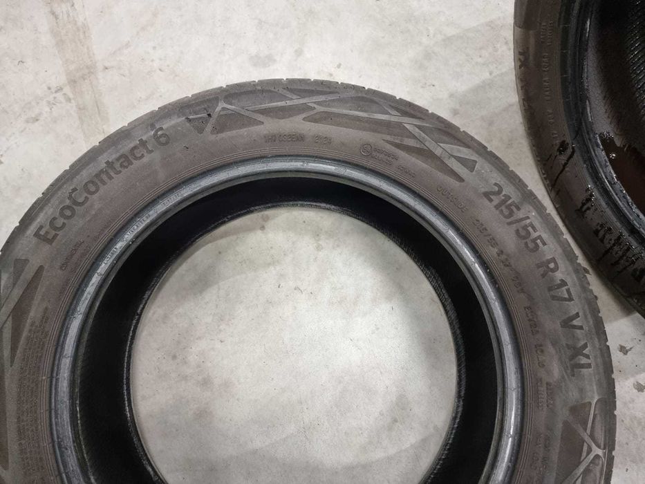 2 Anvelope VARA 215.55.17 'Continental' [dot 2024] ;stare foarte buna