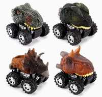 ЗАБАВНИ ИГРАЧКИ НА ДИНОЗАВРИ 4 епични коли с глава на динозавър