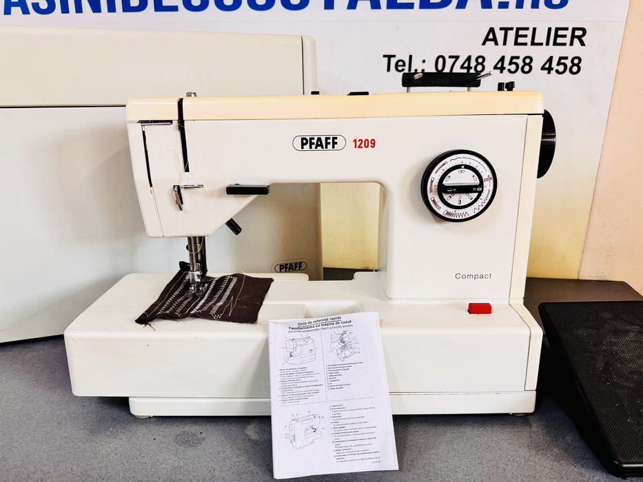 Masina de cusut electrica Pfaff 1209 cu IDT semi industriala