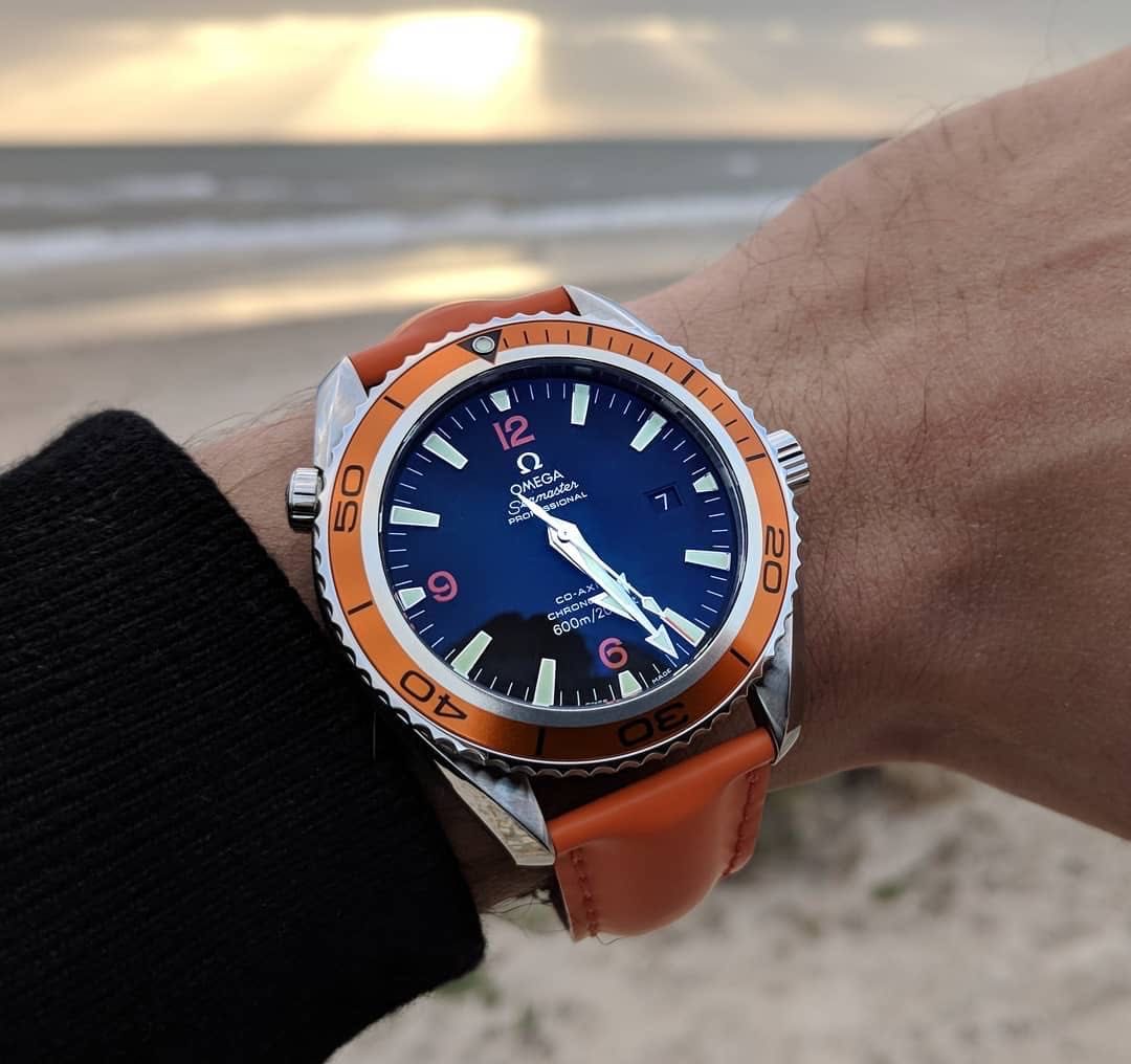 Omega SeaMaster Planet Ocean orange