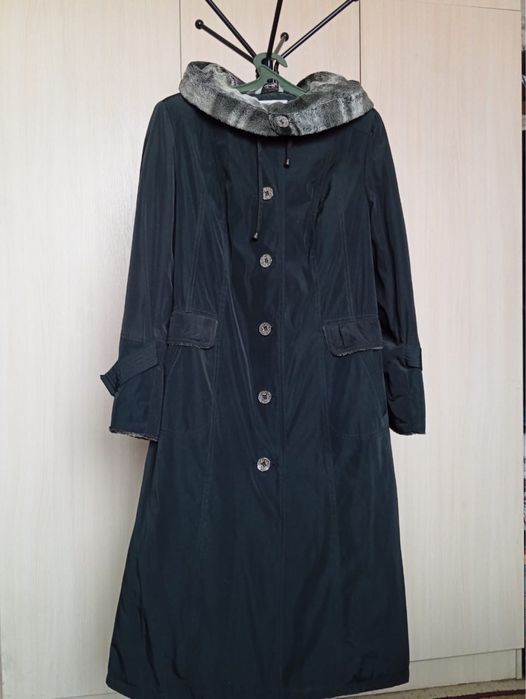 Плащ утепленный демисезонный