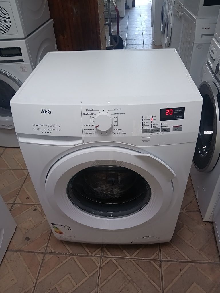 Чисто нова пералня АЕГ Aeg Series 6000 A+++ 8кг 2 години гаранция!