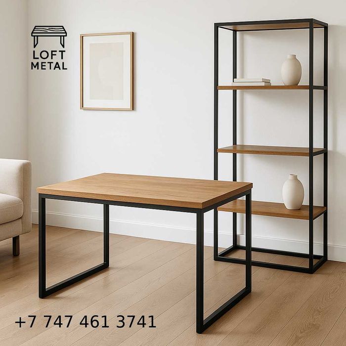 Лофт-столы, стеллажи, каркасы — производство на заказ