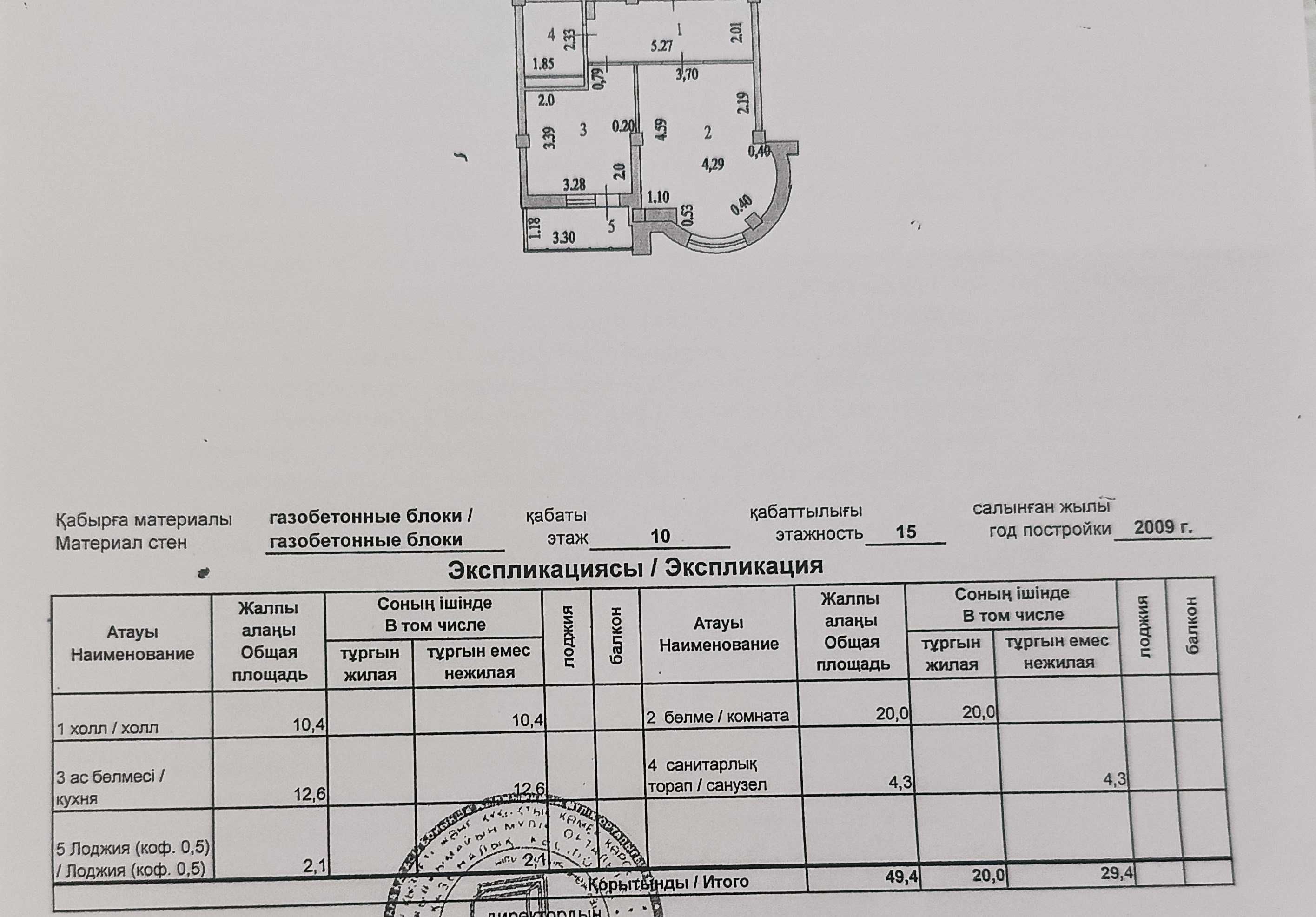 Срочно Продам 1 комн кв в ЖК Окжетпес