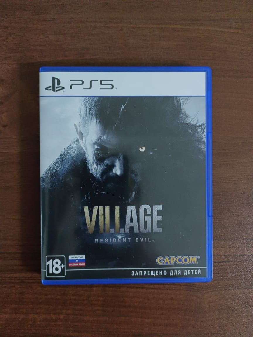 Resident evil 8 village, диск на Playstation 5