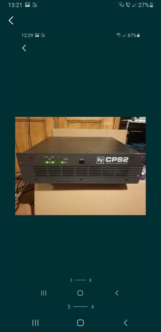 Amplificator Dynacord SL1200/EV CPS2/Generalmusic minisound8