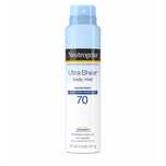 Солнцезащитный спрей Neutrogena SPF 70, 141 г, легкий, водостойкий