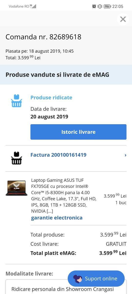 Laptop Asus gaming