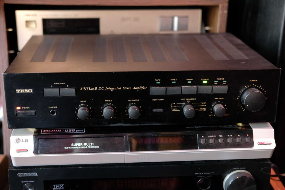 Teac AX 55 MK , Fisher CA-271 amplituner  Fisher RS-9020 Yamaha R-S300