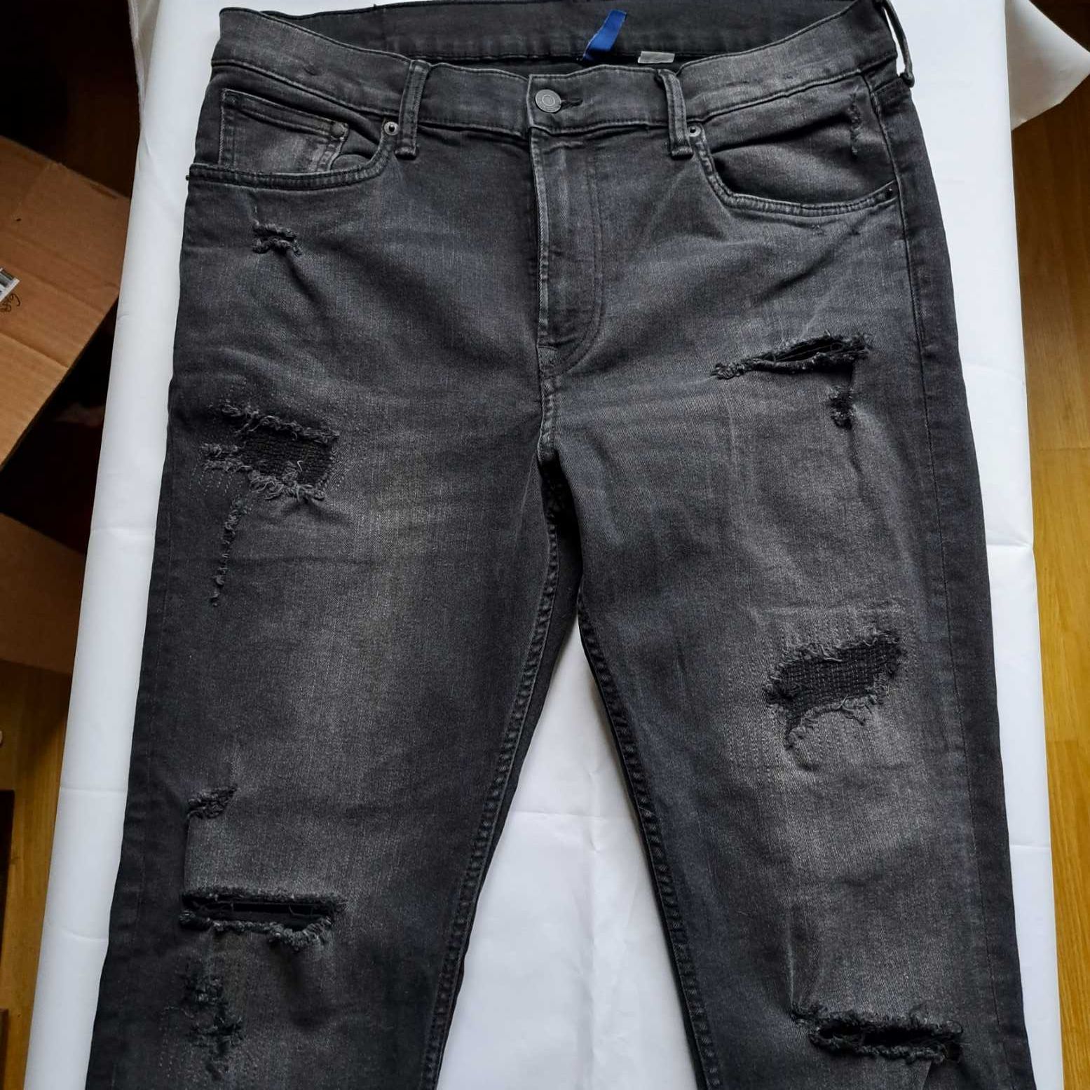 Blugi de bărbați H&M Divided, elastici, skinny, noi