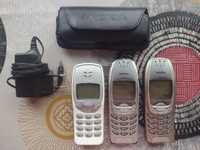 Три телефона Nokia със зарядно и калъф