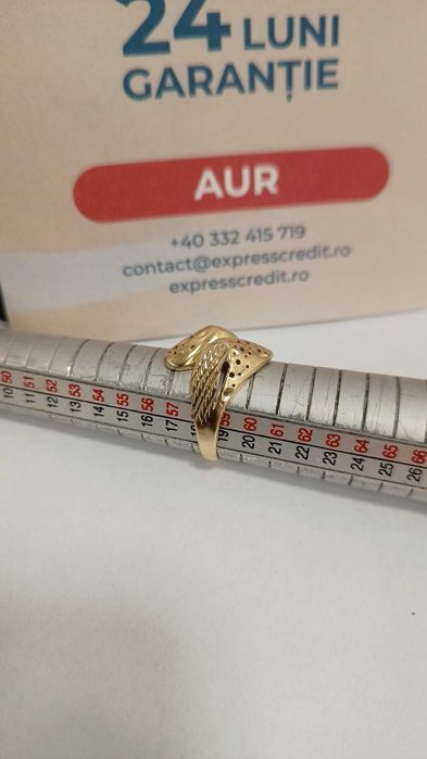 (Ag24) Inel aur 14K 3.46gr B43294 *2 Ani Garantie!