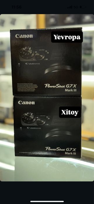 Canon powershot g7x mark III