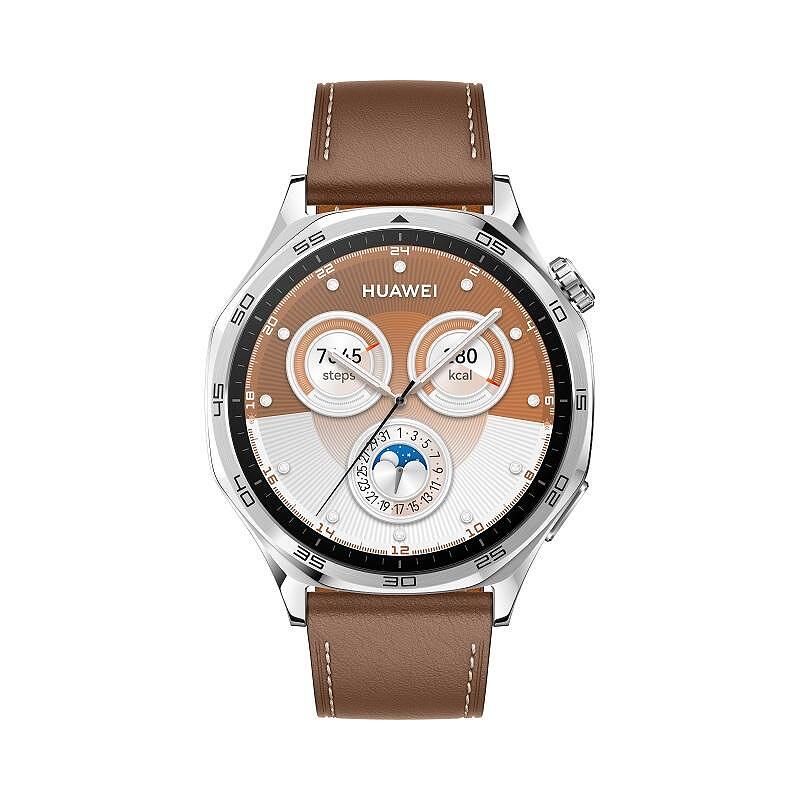 НОВ!!! Смарт часовник Huawei Watch GT 5, 46mm, Brown Leather