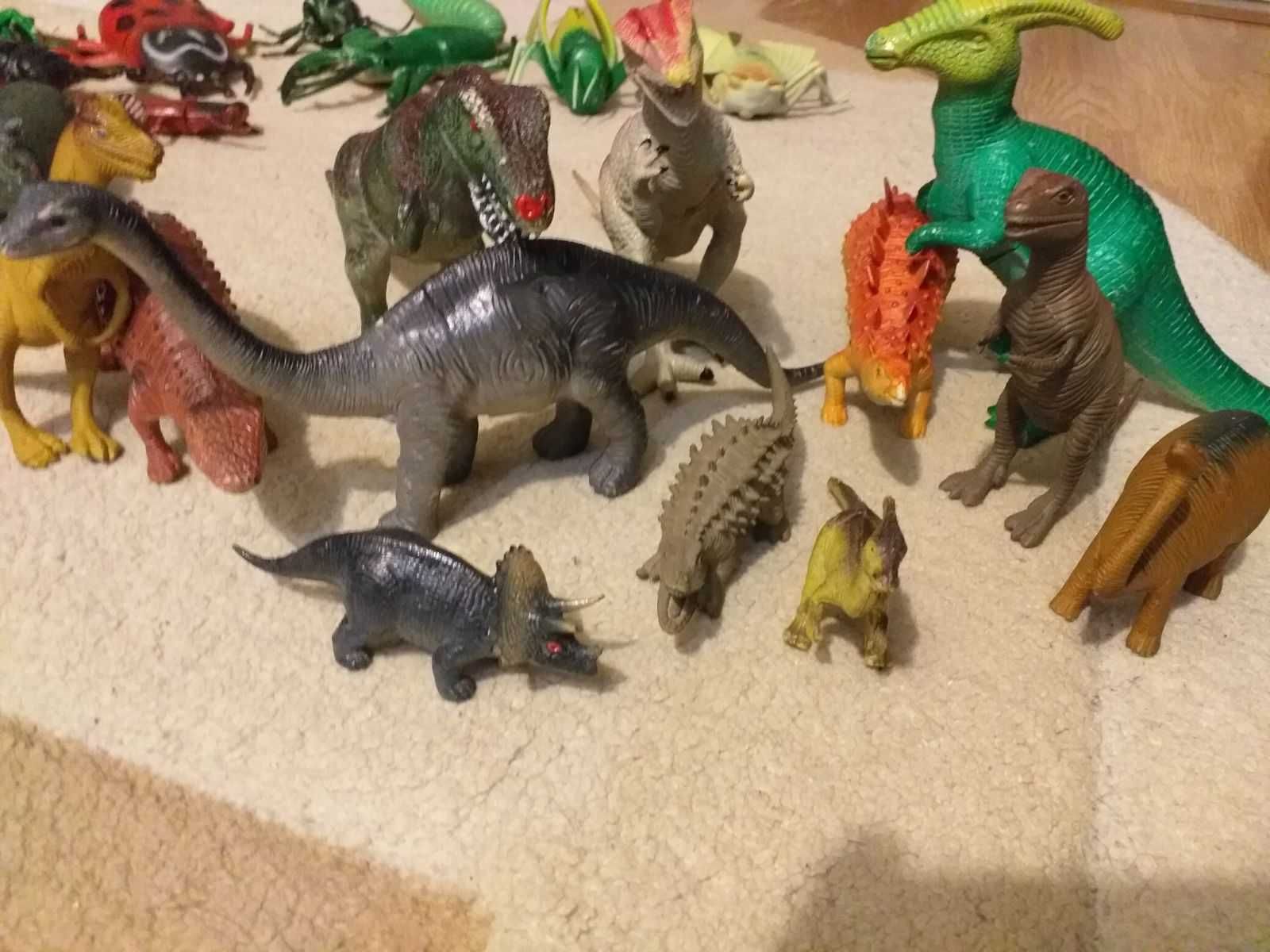 Seturi animale din plastic/dinozauri, salbatice, marine, minifigurine