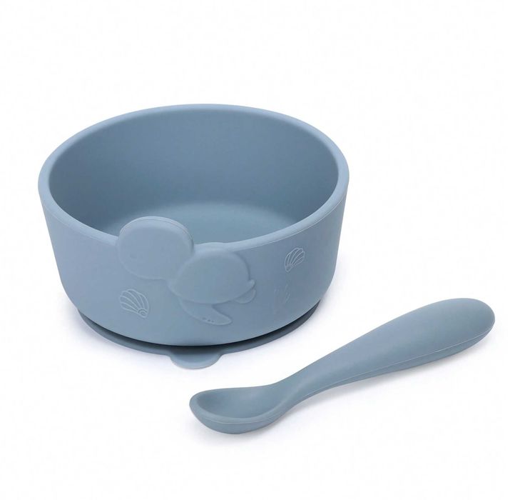 Boluri din silicon pentru bebeluși cu ventuză Premium