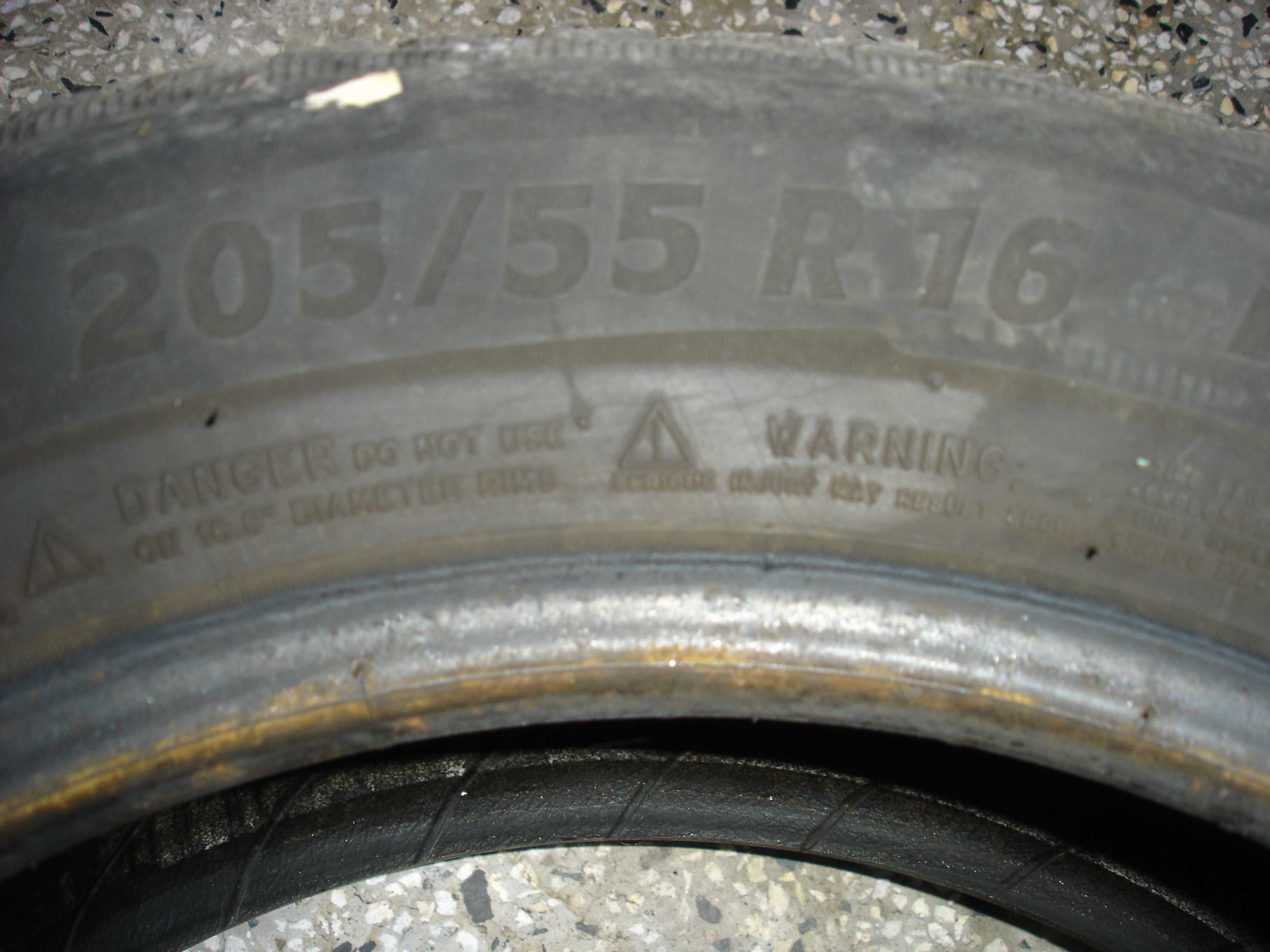 Запазени с грайфер зимни гуми Michilin 205/55R16 -4 броя