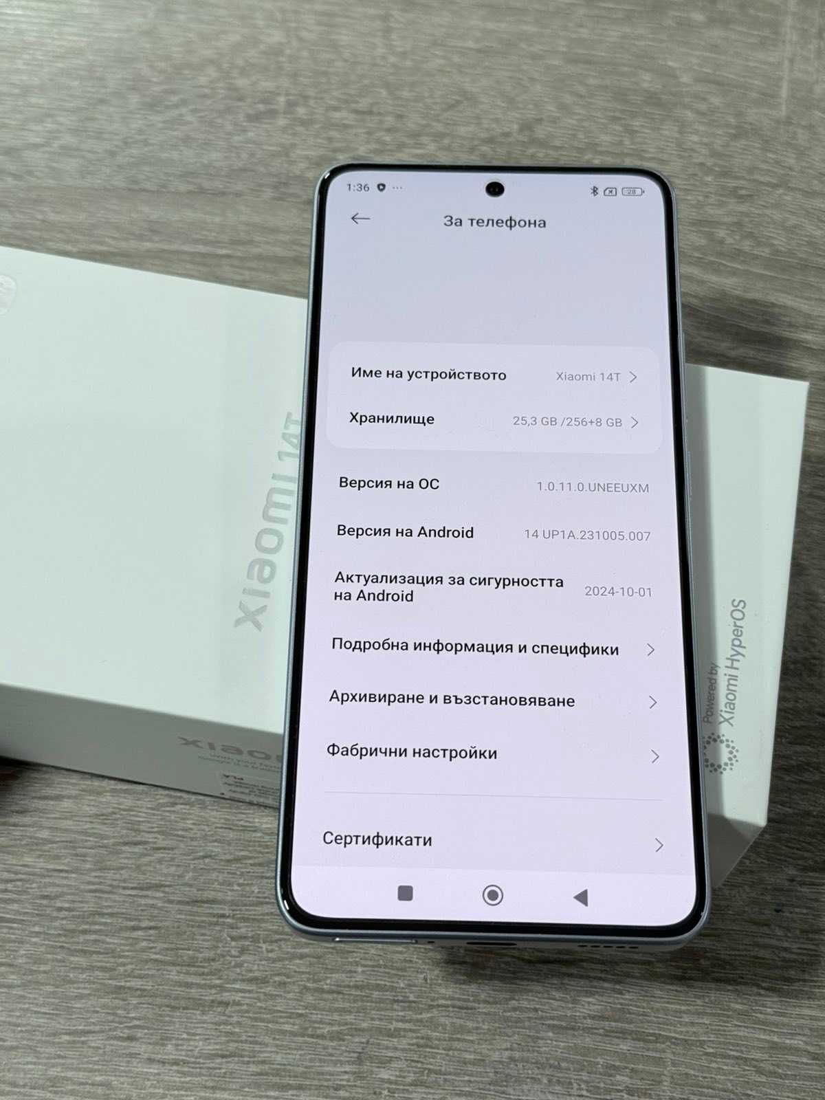Продавам Xiaomi 14T  256gb
