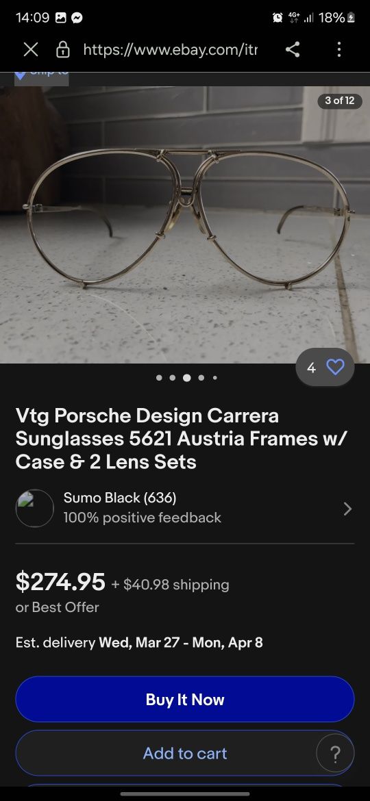 Rame ochelari Carrera Porsche