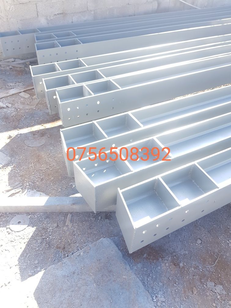 Vand hale metalică structura 20x30h6 prof ipe 300 si hea 240