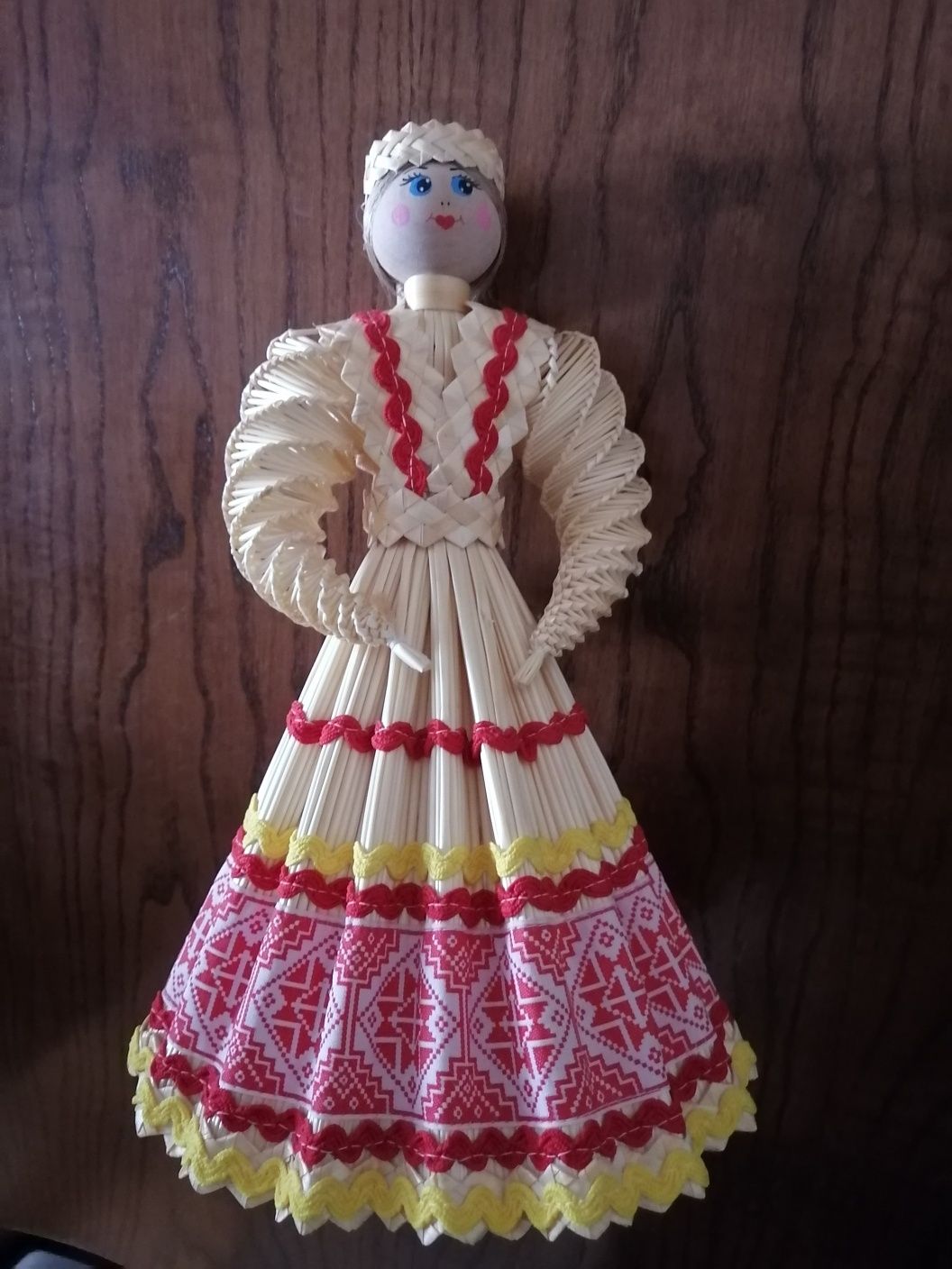 Кукла из соломы ручная работа с Белоруссии.