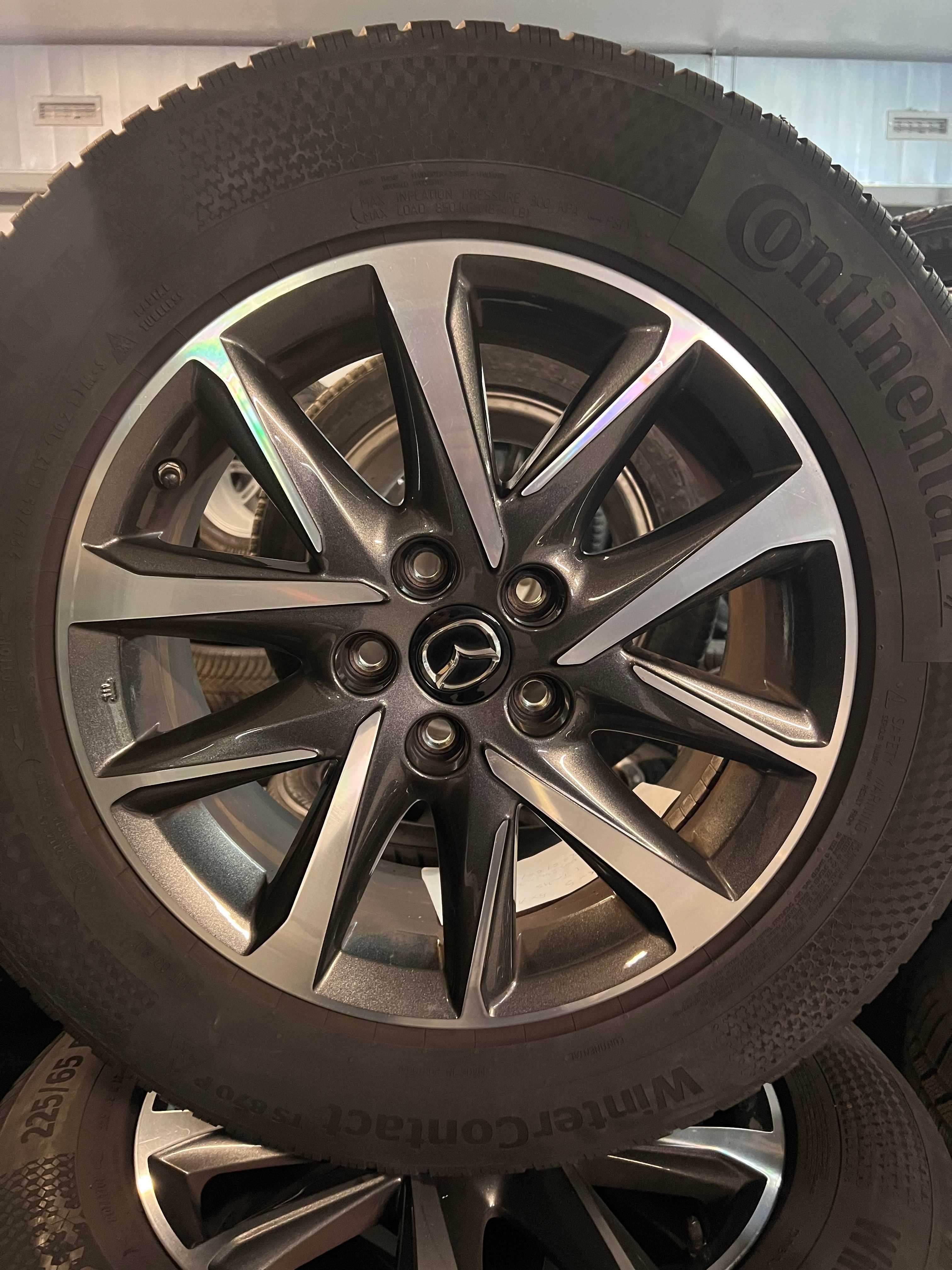 Оригинални Джанти с Нови зимни гуми/7-8мм/ Мазда ЦХ-5/Mazda CX-5