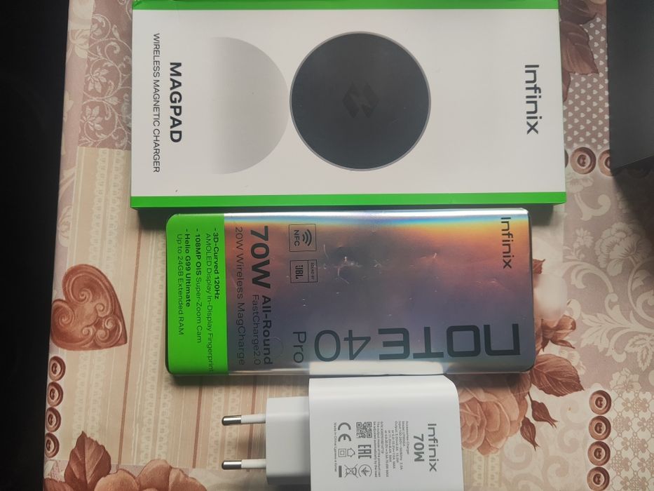 Продавам нов Infinix Note 40 pro 8+8/256 с гаранция от Yettel!!!