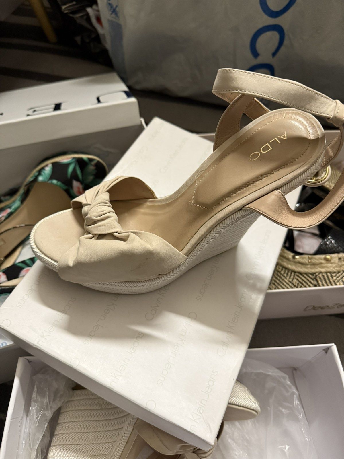 Оригинални guess обувки, aldo , платформи 38