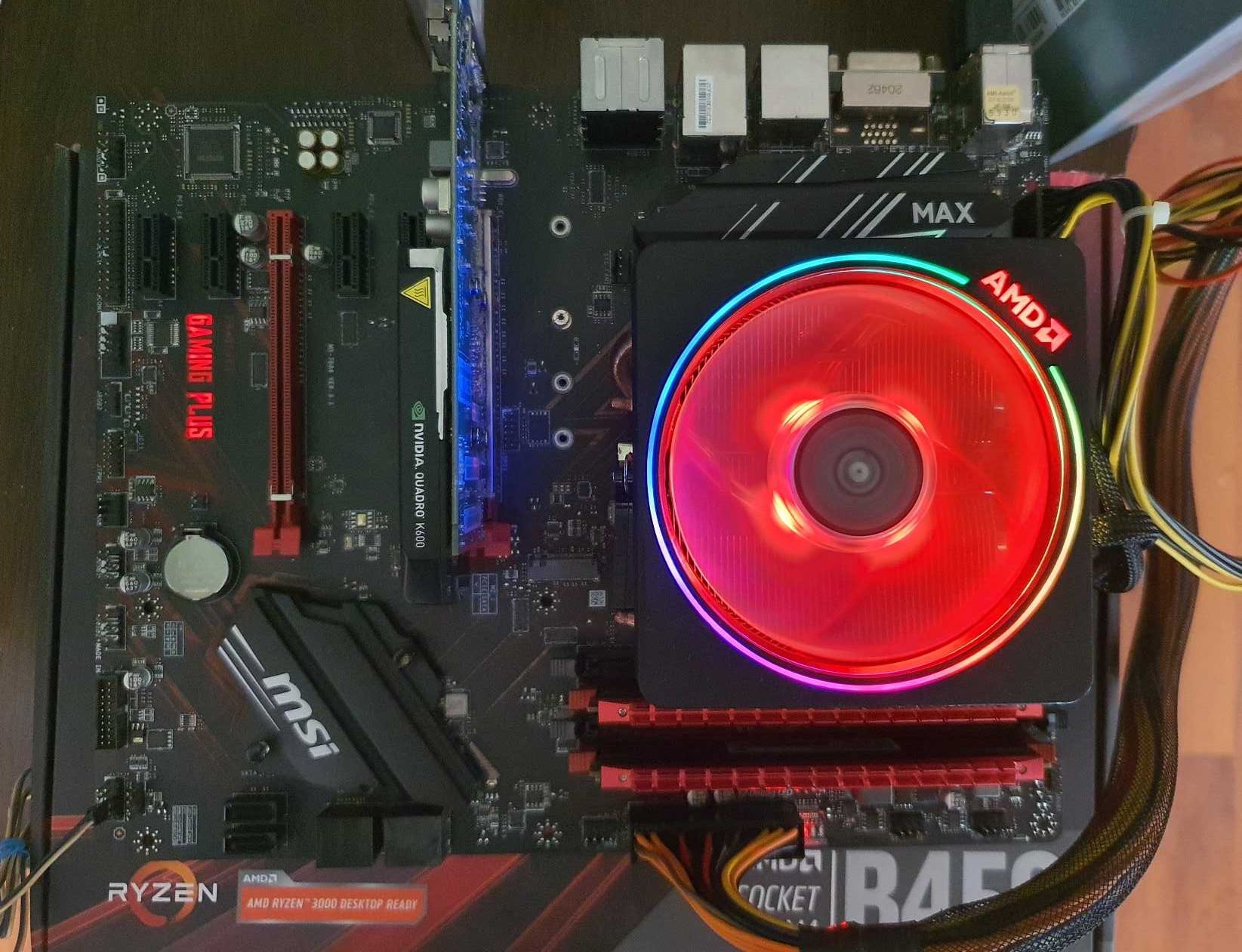 Kit MSI B450 Gaming PLUS + Ryzen 7 5700G sau 2700X, 8/16 Core