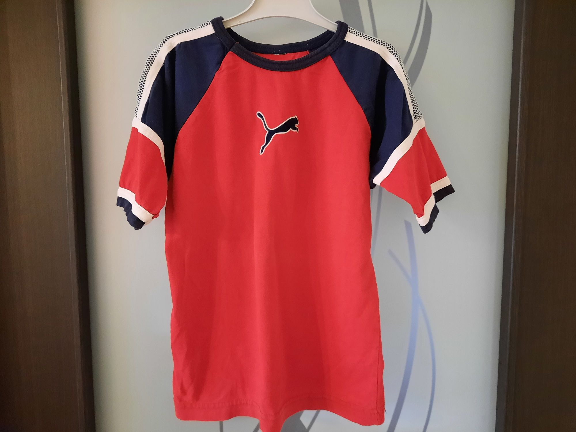 Tricou Puma pentru copii 5-6 ani.Unisex.Original.Bumbac100%.