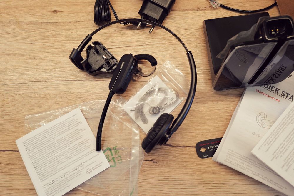 Casca bluetooth Plantronics CS540, In-Ear, Raza
100m wireless dock