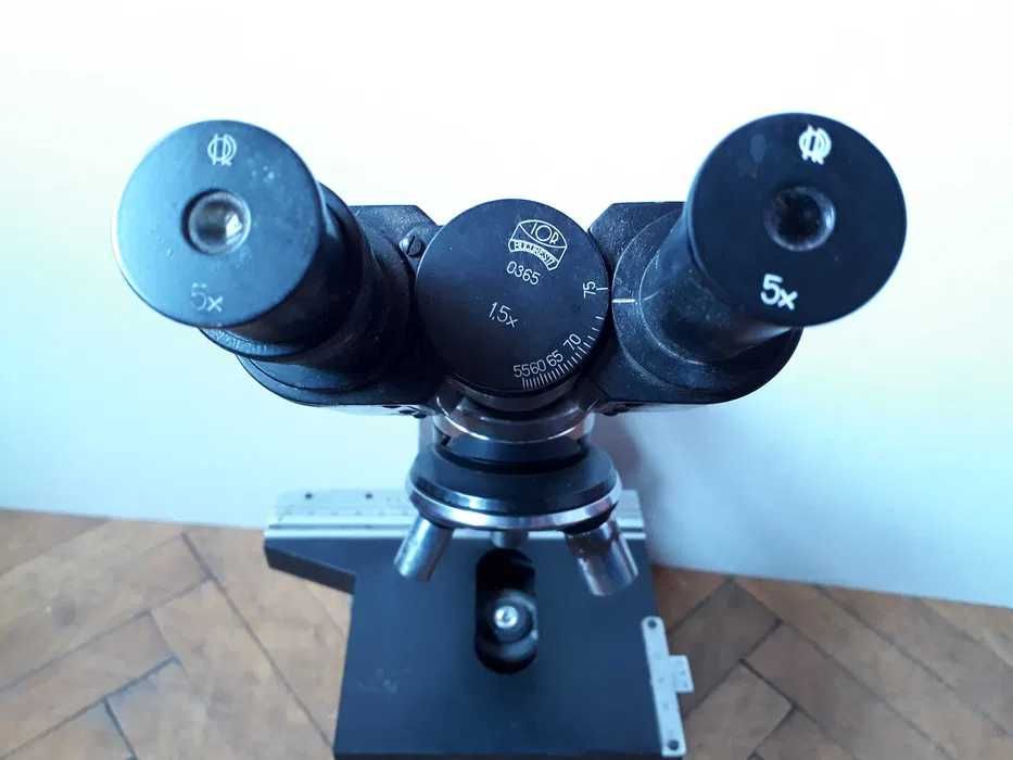 microscop german  vechi  de colectie  vintaj in stare buna
