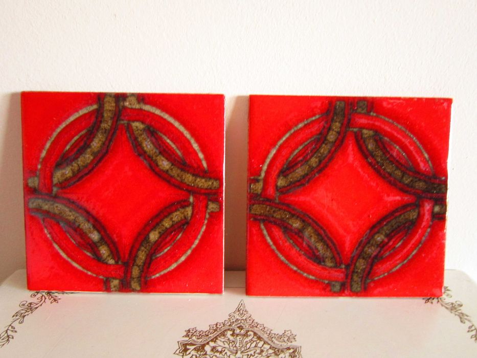 Placi ceramice vintage design retro abstract colectie SERVAIS Germany