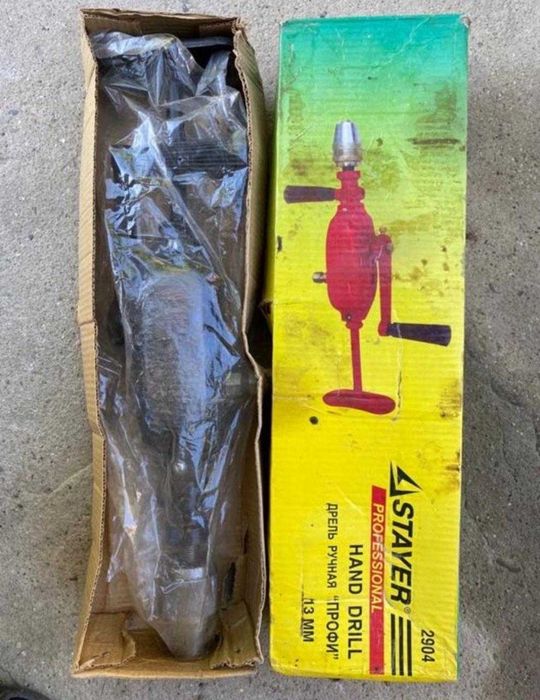 Дрель ручная ПРОФИ 13мм STAYER новая в заводской упаковке