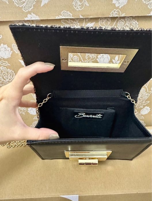 Poseta plic snake print Benvenuti