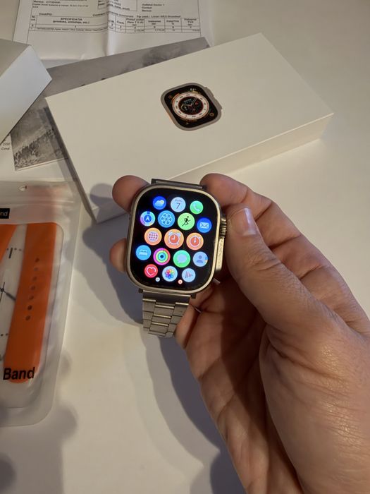 Apple watch ultra 1 impecabil la cutie