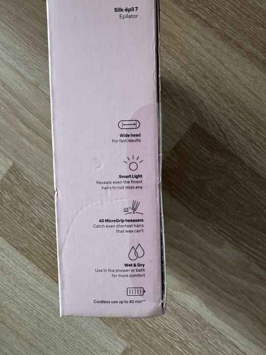 EPILATOR Braun SE7000/40pensete/2viteze/ACUMULATOR/1 accesoriu