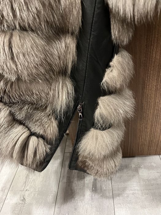 Палто - Елек с естесвен косъм