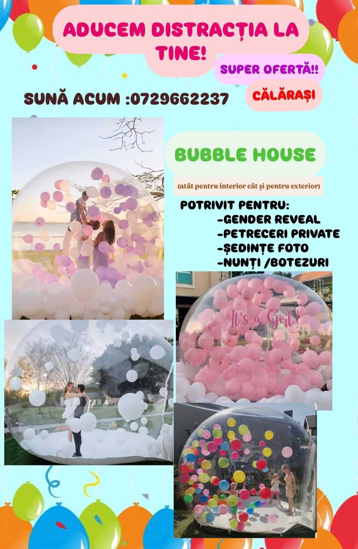 BUBBLE HOUSE de inchiriat