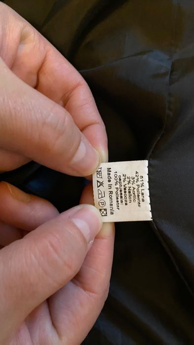 Palton de iarna cu lana