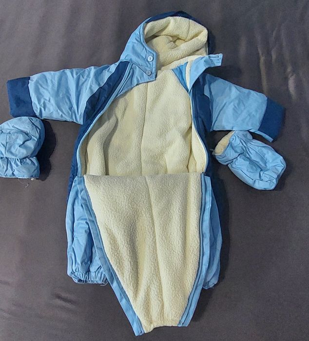 Бебешки Ескимос син