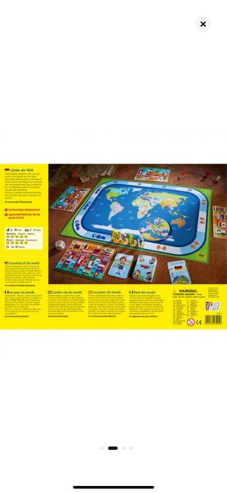 Joc boardgame Tarile lumii, HABA, 2-4 jucatori, +8 ani