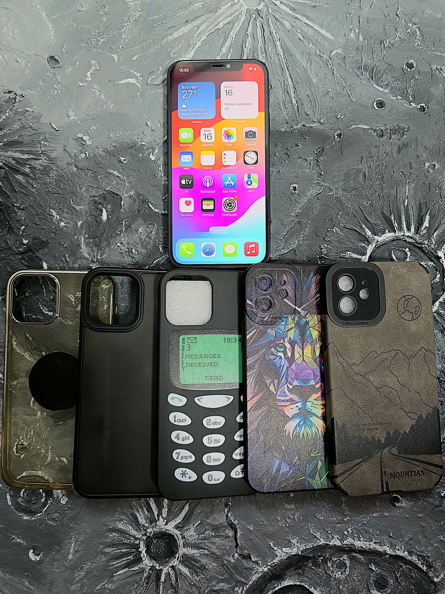 Iphone 12, 128gb, Black + huse  - IMPECABIL